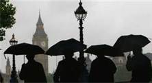 Big Ben in a rainy London